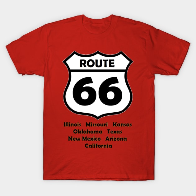 Route 66 T-Shirt by jmtaylor